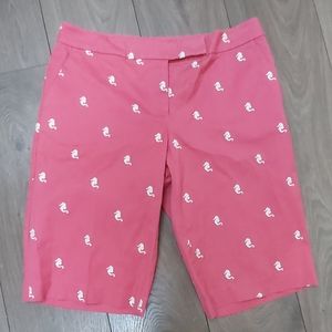 Talbots nautical seahorse walking shorts